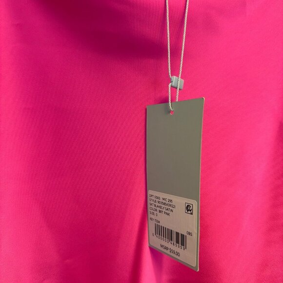 NWT Antonio Melani Satin Midi Skirt Size 0 - Picture 2 of 3